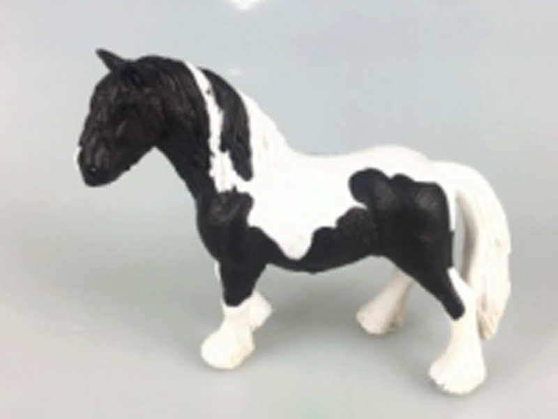 Big Black And White Horse