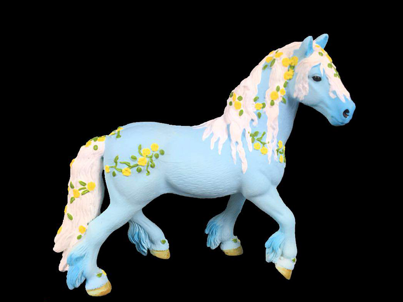 Spirit Horse With Flowers