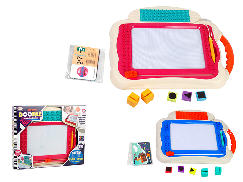 Building Block Color Doodle Magnetism Drawing Board