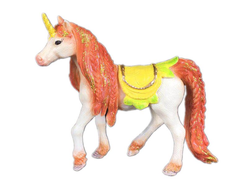 Orange Gold Dot Unicorn