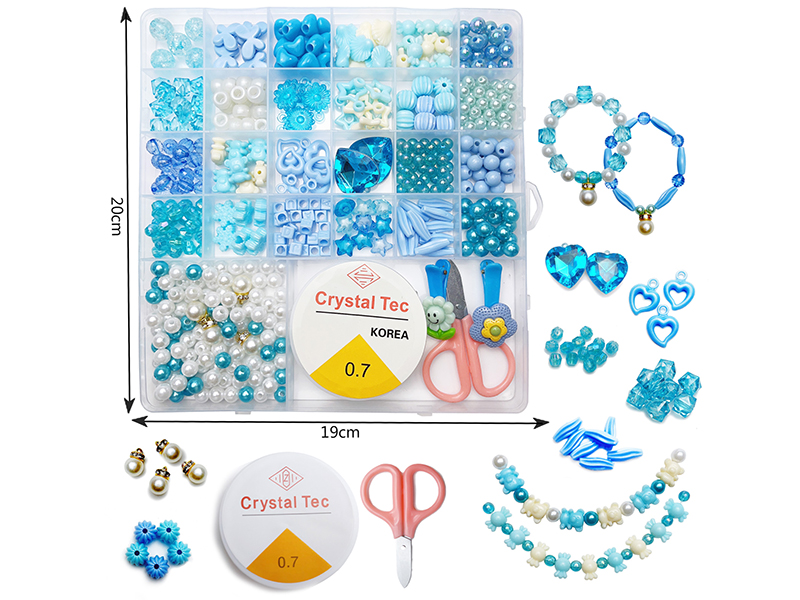 DIY Beads Box (Blue Series Ice Princess Theme)