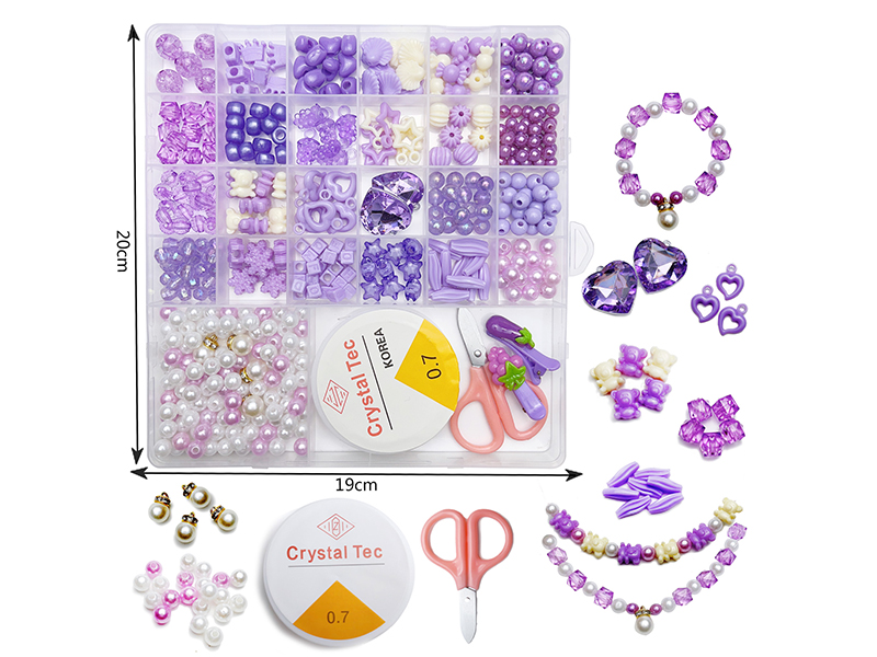 DIY Beads Box(Purple Series Princess Sophia Theme)