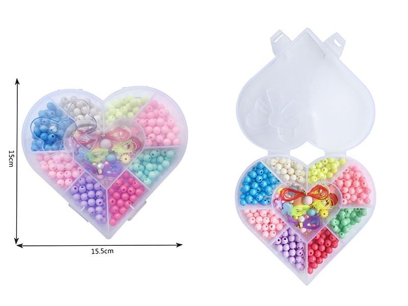 DIY Beads Box(Heart-Shaped Box)