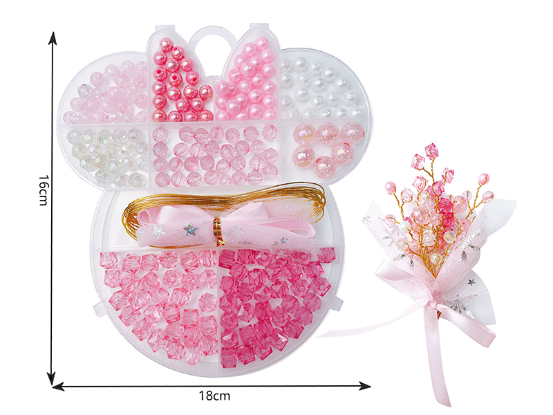 DIY Beads Flower Set (Pink Series)