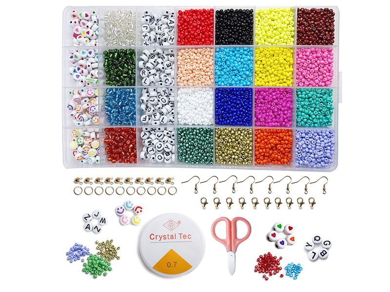 28 Lattice DIY Beads Box