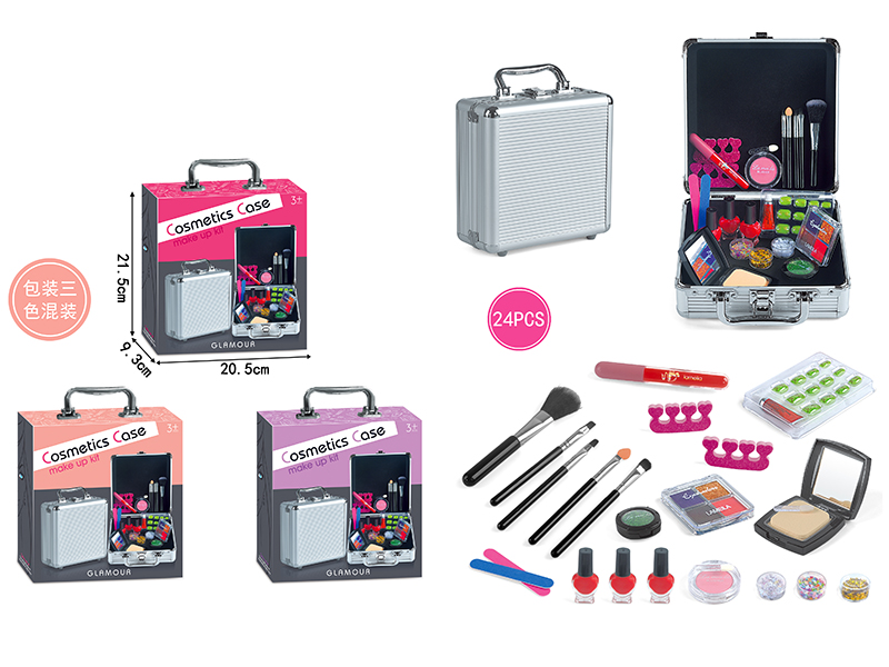 Iron Cosmetics Case Make Up Kit 24pcs