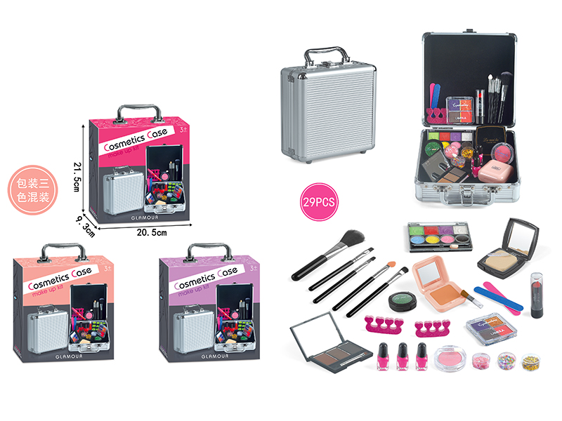 Iron Cosmetics Case Make Up Kit 29pcs