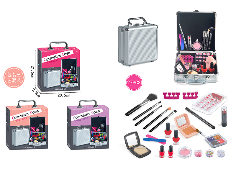 Iron Cosmetics Case Make Up Kit 27pcs