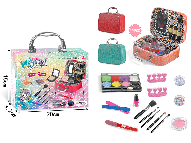 Mermaid Vanity Case Set 19pcs