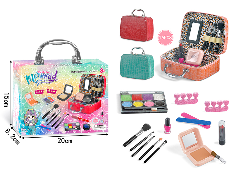 Mermaid Vanity Case Set 16pcs