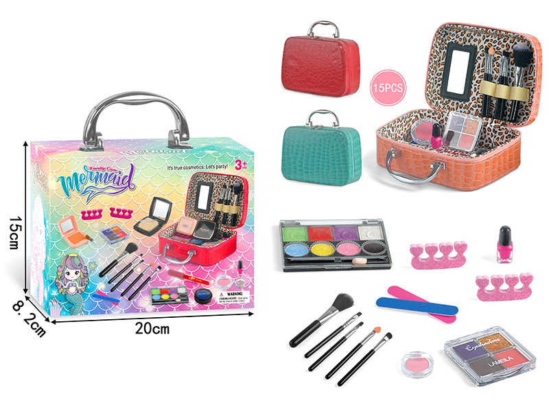 Mermaid Vanity Case Set 15pcs