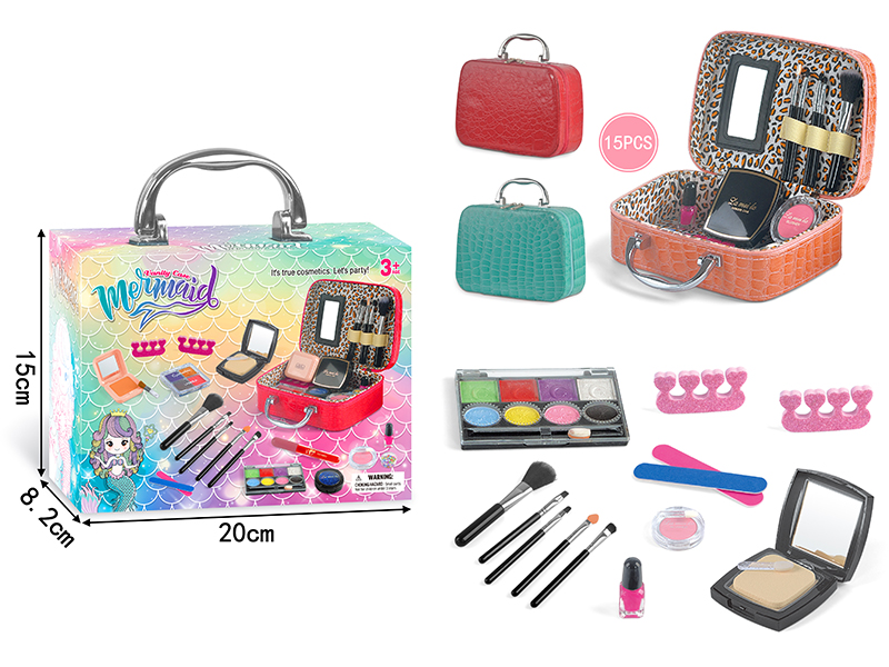Mermaid Vanity Case Set 15pcs