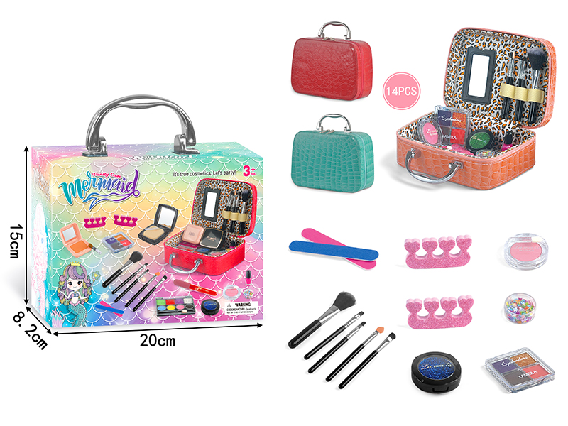 Mermaid Vanity Case Set 14pcs
