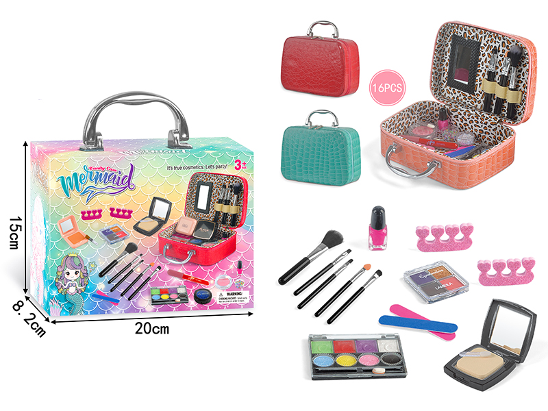 Mermaid Vanity Case Set 16pcs