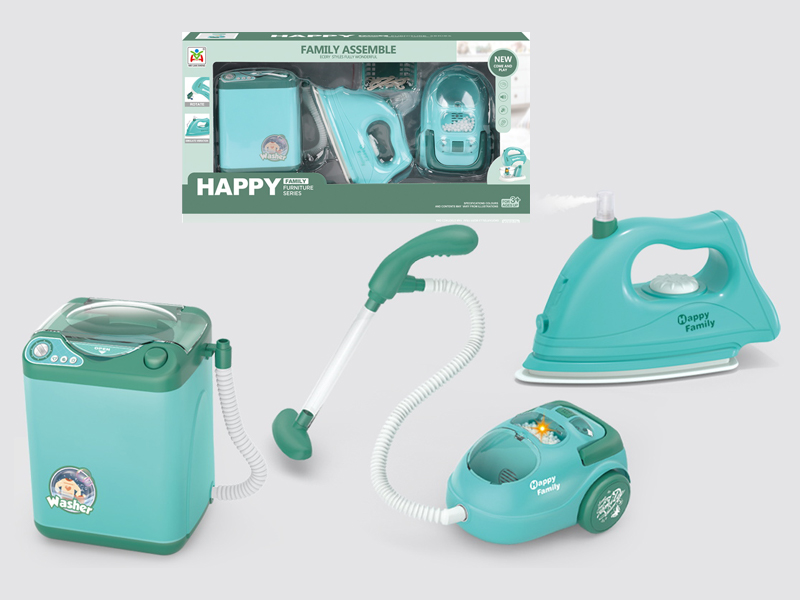 B/O Vertical Washing Machine+Iron+Vacuum Cleaner Combination