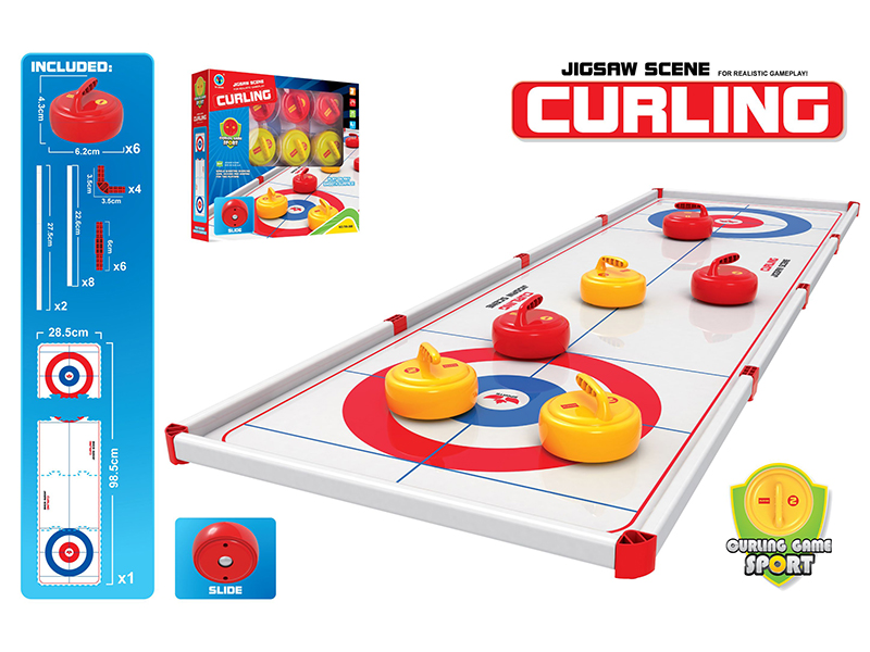 Jigsaw Scene Curling Game