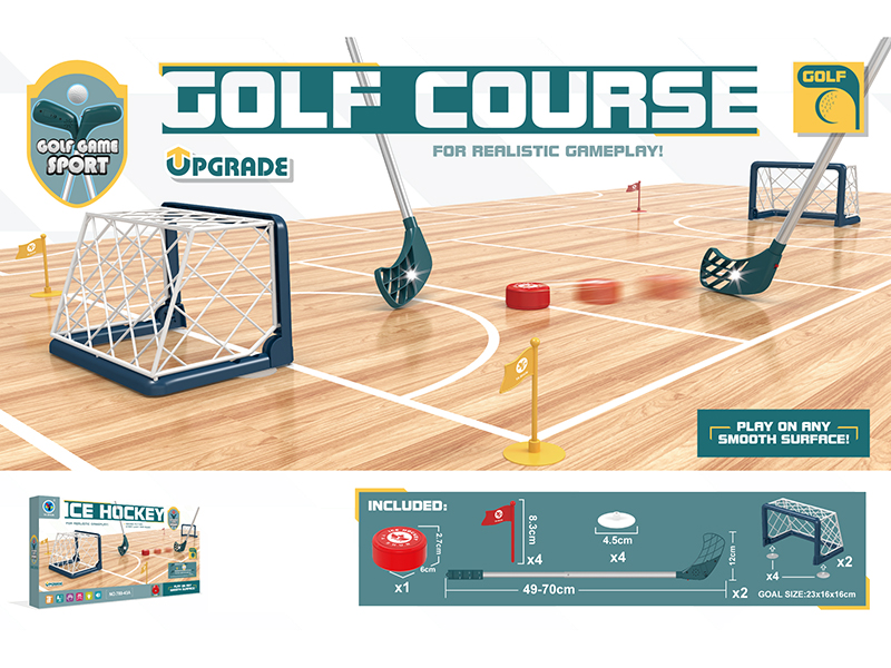Telescopic Club Ice Hockey Golf Game