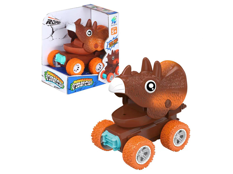 Press Friction Triangular Dragon Toy Car