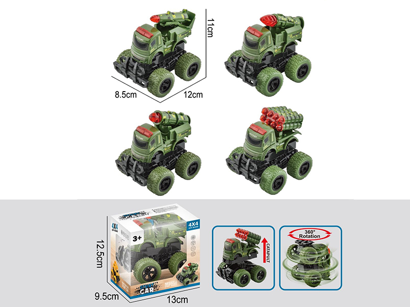 Crash Deformation  Friction Missile Truck