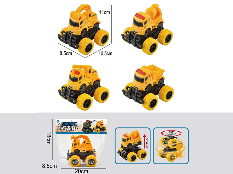 Crash Deformation  Friction Engineering Truck