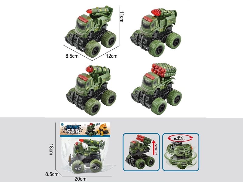 Crash Deformation  Friction Missile Truck
