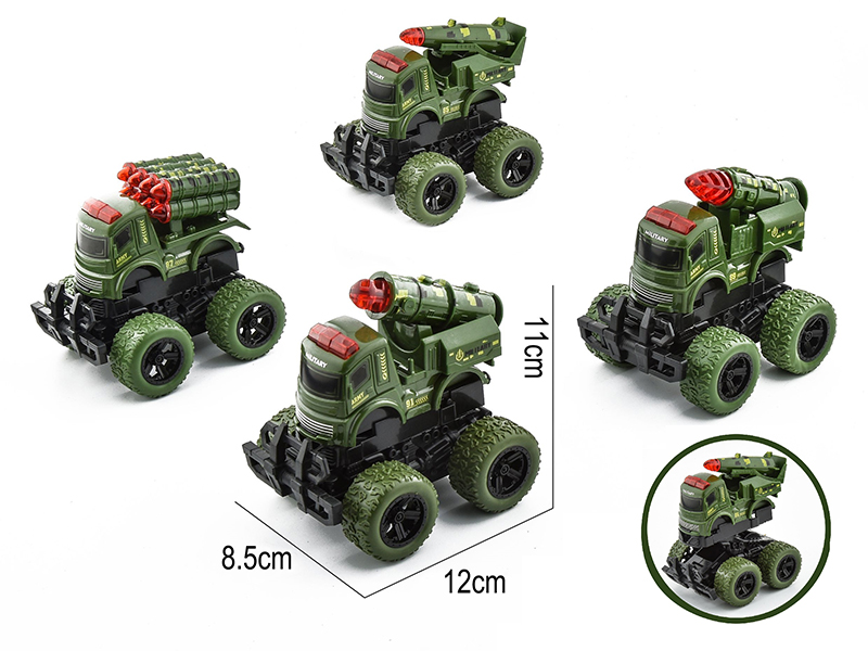 Crash Deformation  Friction Missile Truck