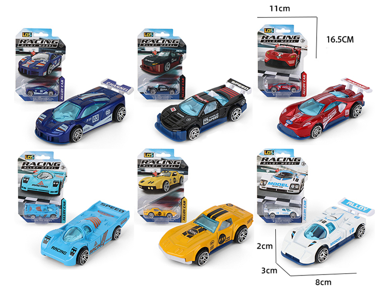 1:64 Friction Slide Alloy Racing Car