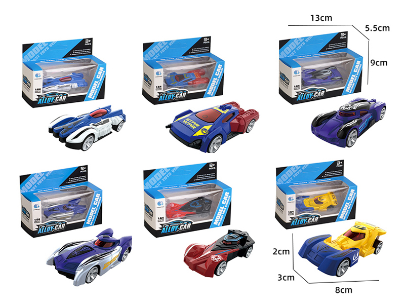 1:64 Slide Alloy Sports Car