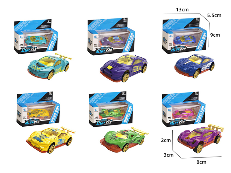 1:64 Slide Alloy Racing Car A