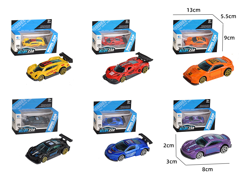 1:64 Slide Alloy Racing Car B