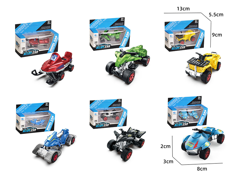 1:64 Slide Alloy Beach Motorcycle