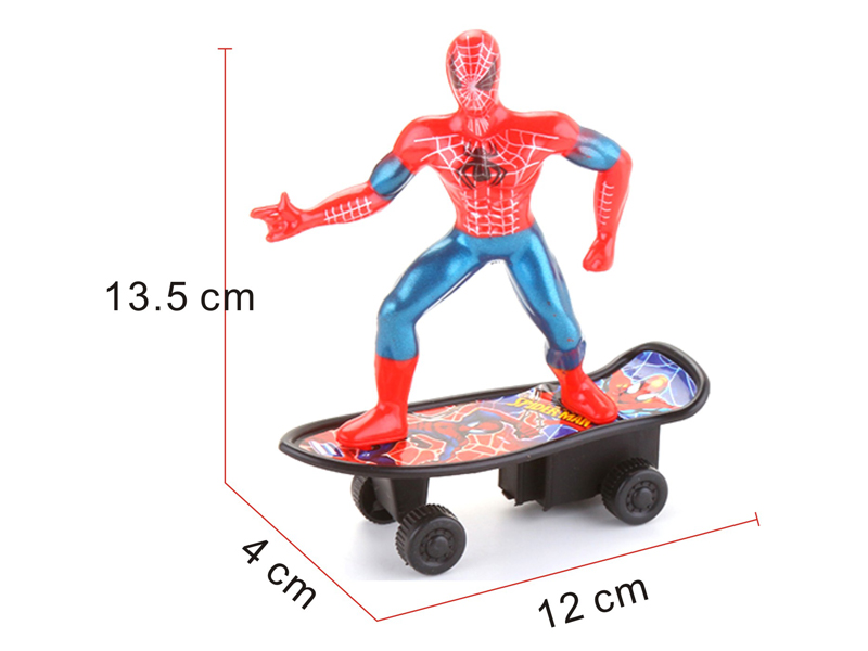 Pull Back Spiderman Scooter
