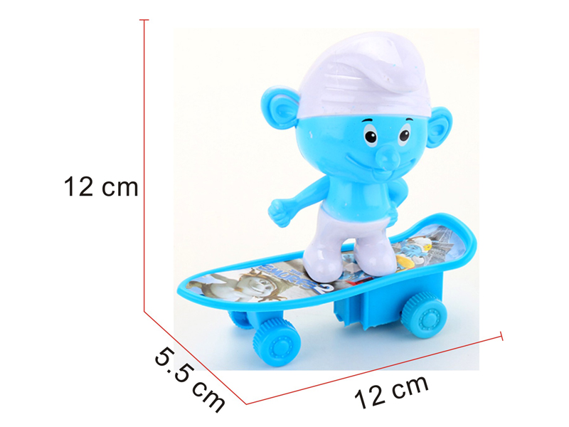 Pull Back Smurfs Scooter