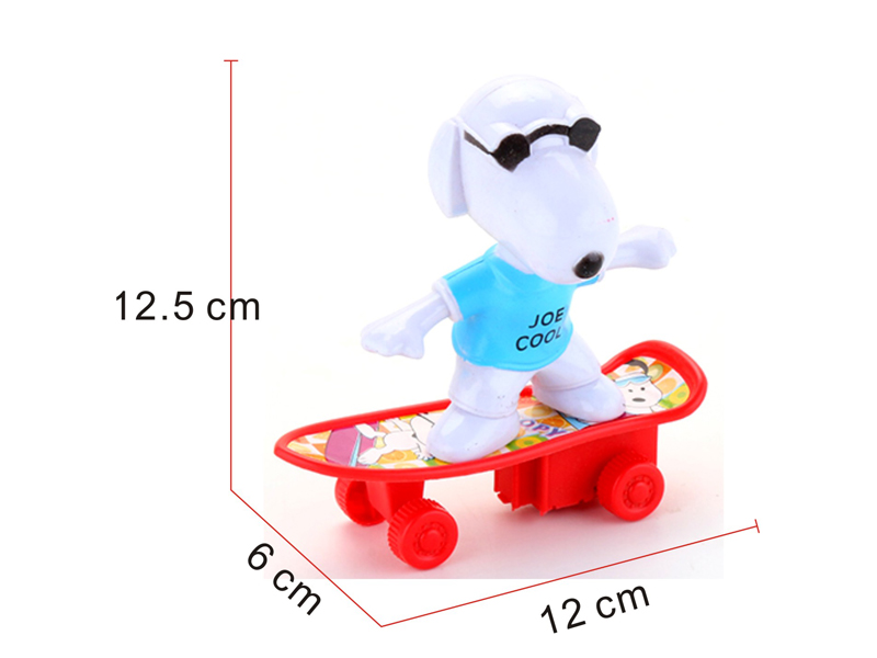 Pull Back Snoopy Scooter