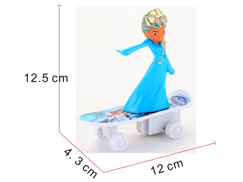 Pull Back Snow Snow Princess Scooter