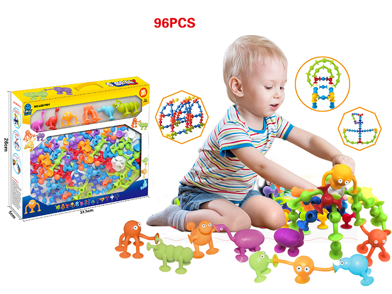 Suckers Building Blocks(Cartoon Animal)96pcs