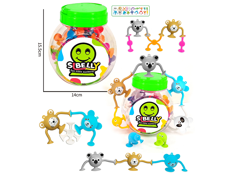 Suckers Building Blocks(Cartoon Animal)66pcs