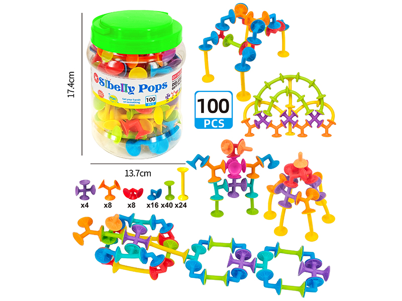 Suckers Building Blocks 100PCS