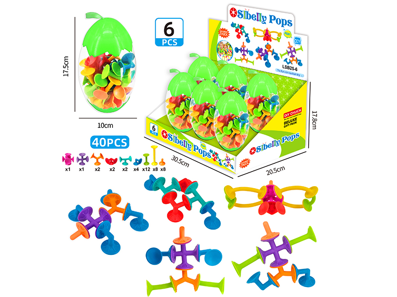 Suckers Building Blocks 6PCS