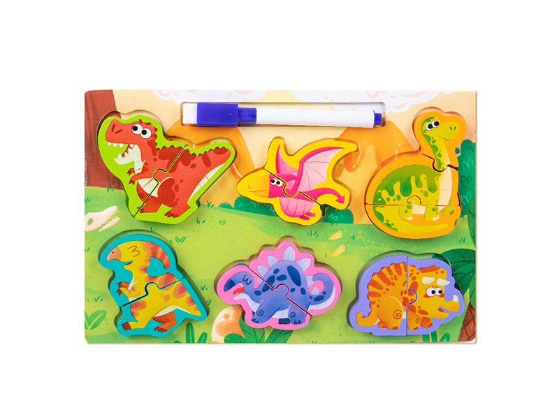 2 In 1 Wooden Jigsaw Puzzle