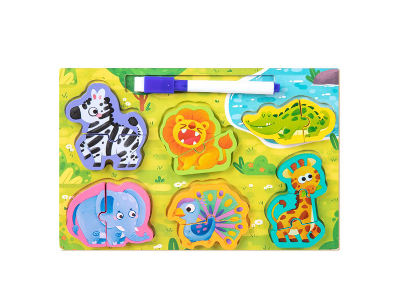 2 In 1 Wooden Jigsaw Puzzle