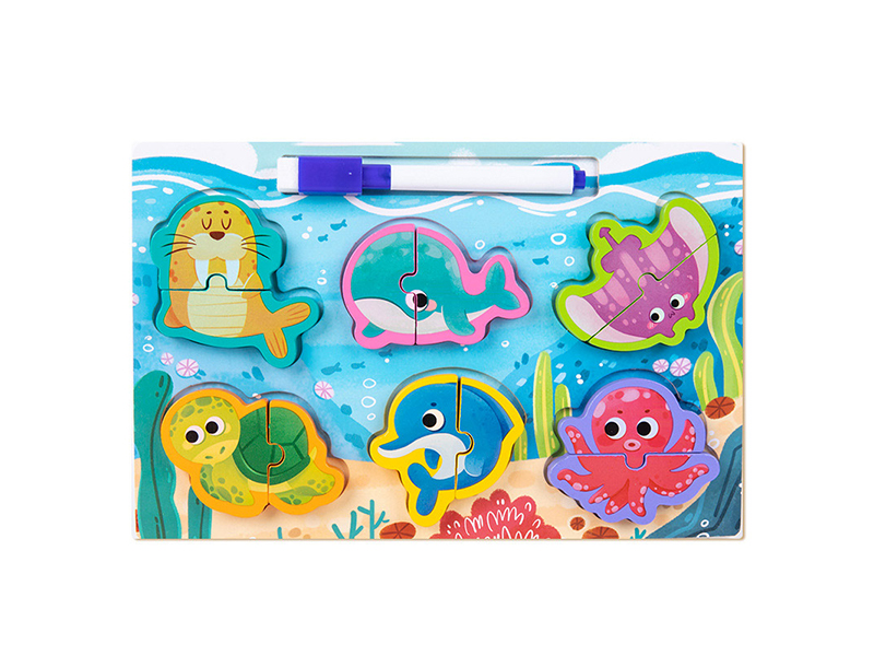 2 In 1 Wooden Jigsaw Puzzle