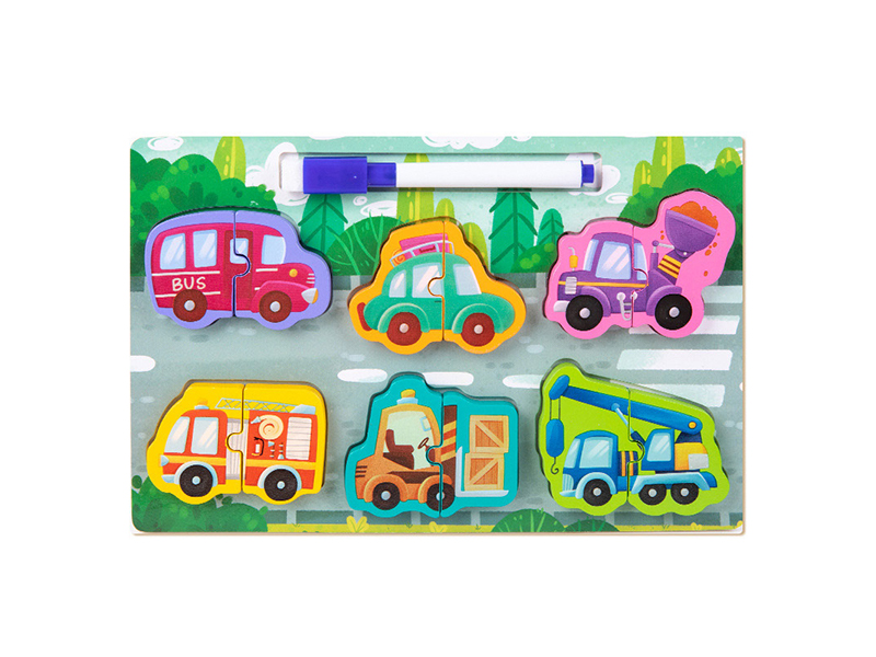 2 In 1 Wooden Jigsaw Puzzle