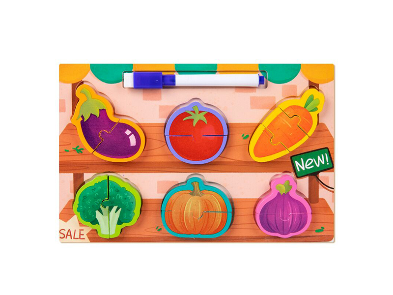 2 In 1 Wooden Jigsaw Puzzle