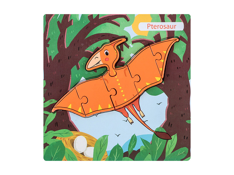 Wooden Tridimensional Puzzle Of Pterosaur