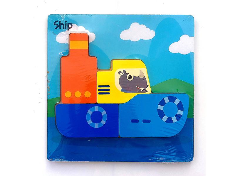 Ship Wood Cartoon 3D Puzzle