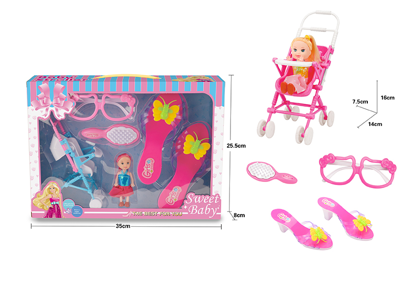 Stroller + Adornment Toys