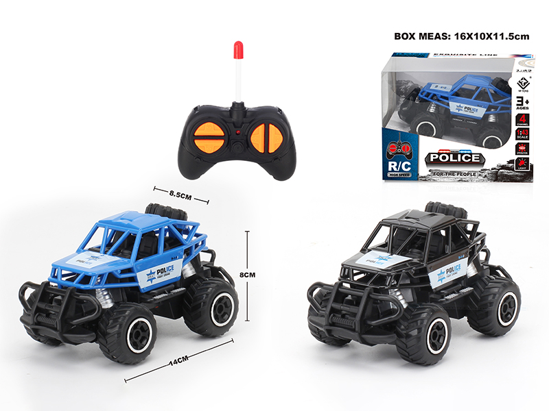 1:43 4-Channel Remote Control Mini Cross Country Car