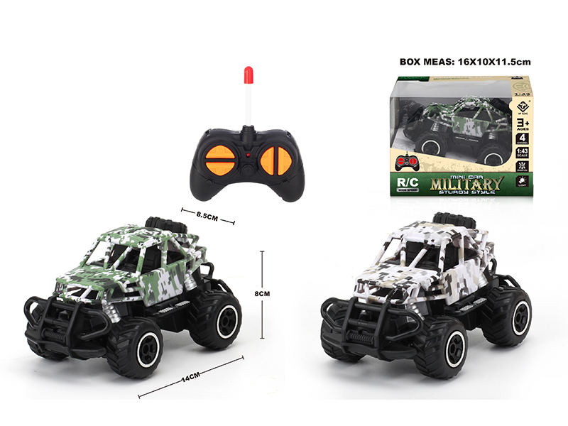 1:43 4-Channel Remote Control Mini Cross Country Car