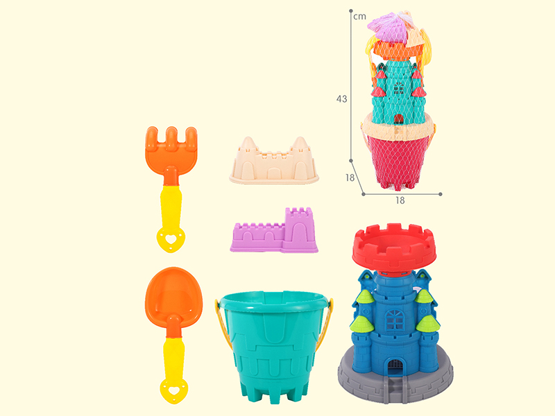 Hourglass Beach Toys 6pcs